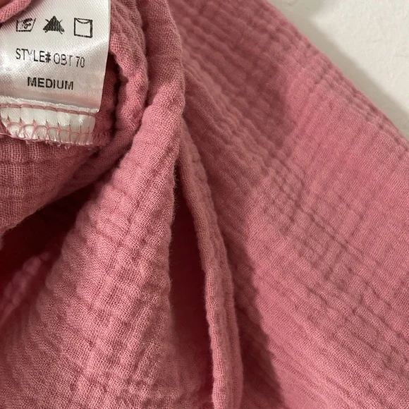 Cotton Gauze Button Down Top - Picture 7 of 7